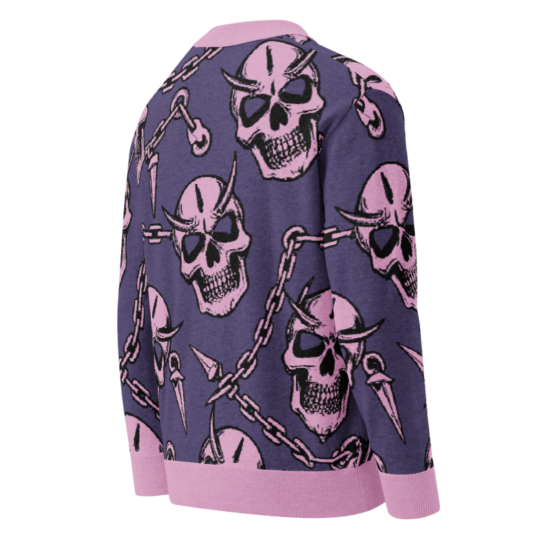 Skull Knitted cardigan