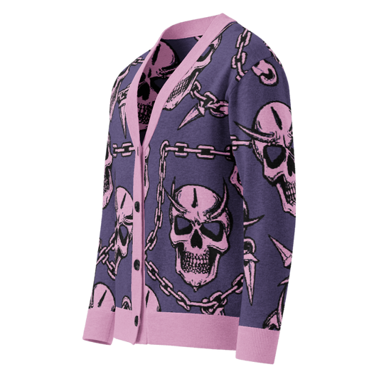 Skull Knitted cardigan